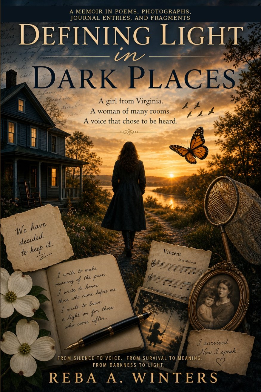 Cover of Defining Light in Dark Places by Reba A. Winters